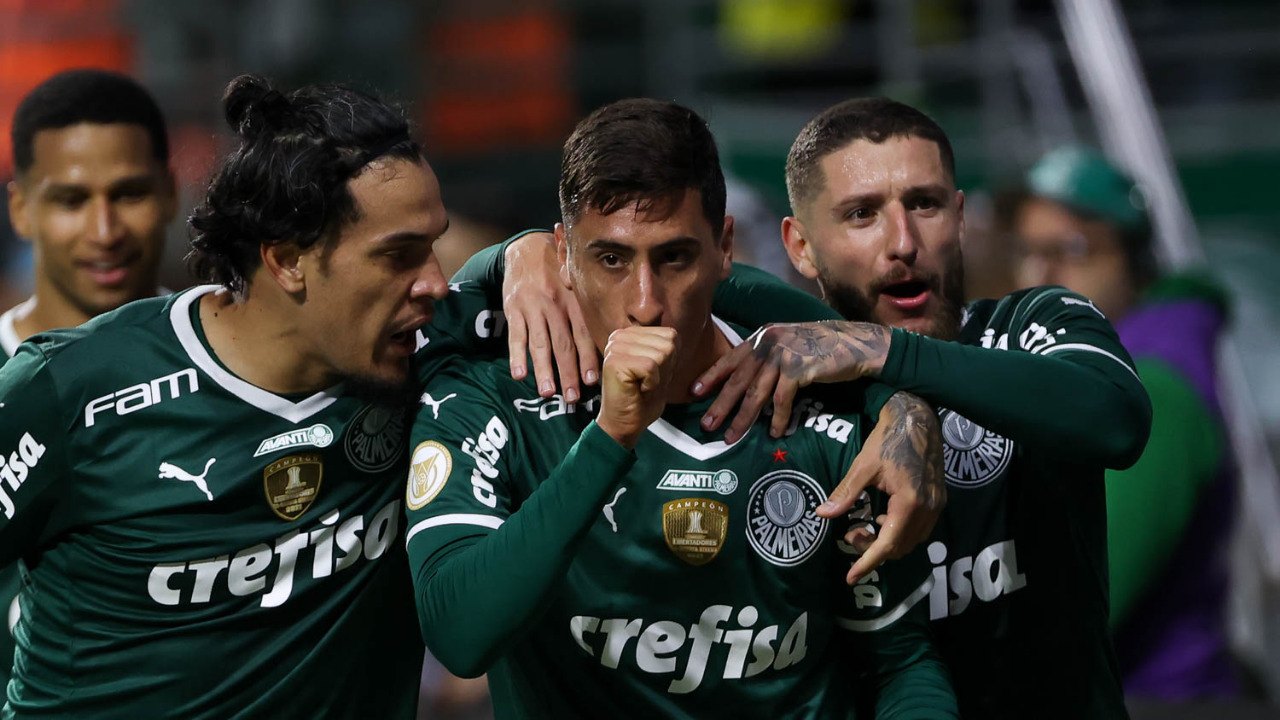 Con Gómez como capitán, Palmeiras gana al Santos y se acerca más al título del Brasileirão