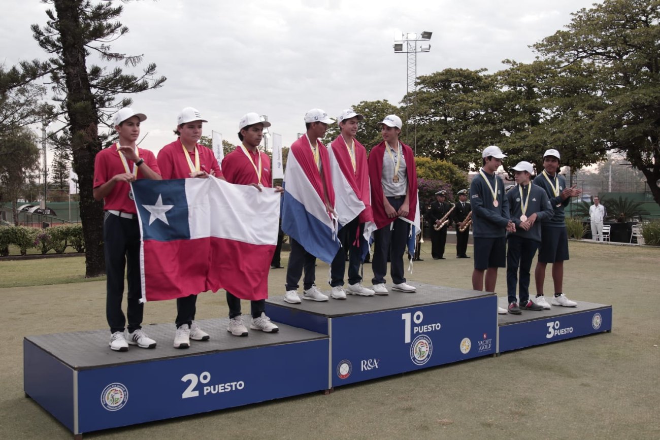 Paraguay es bicampeón del Sudamericano Prejuvenil de Golf