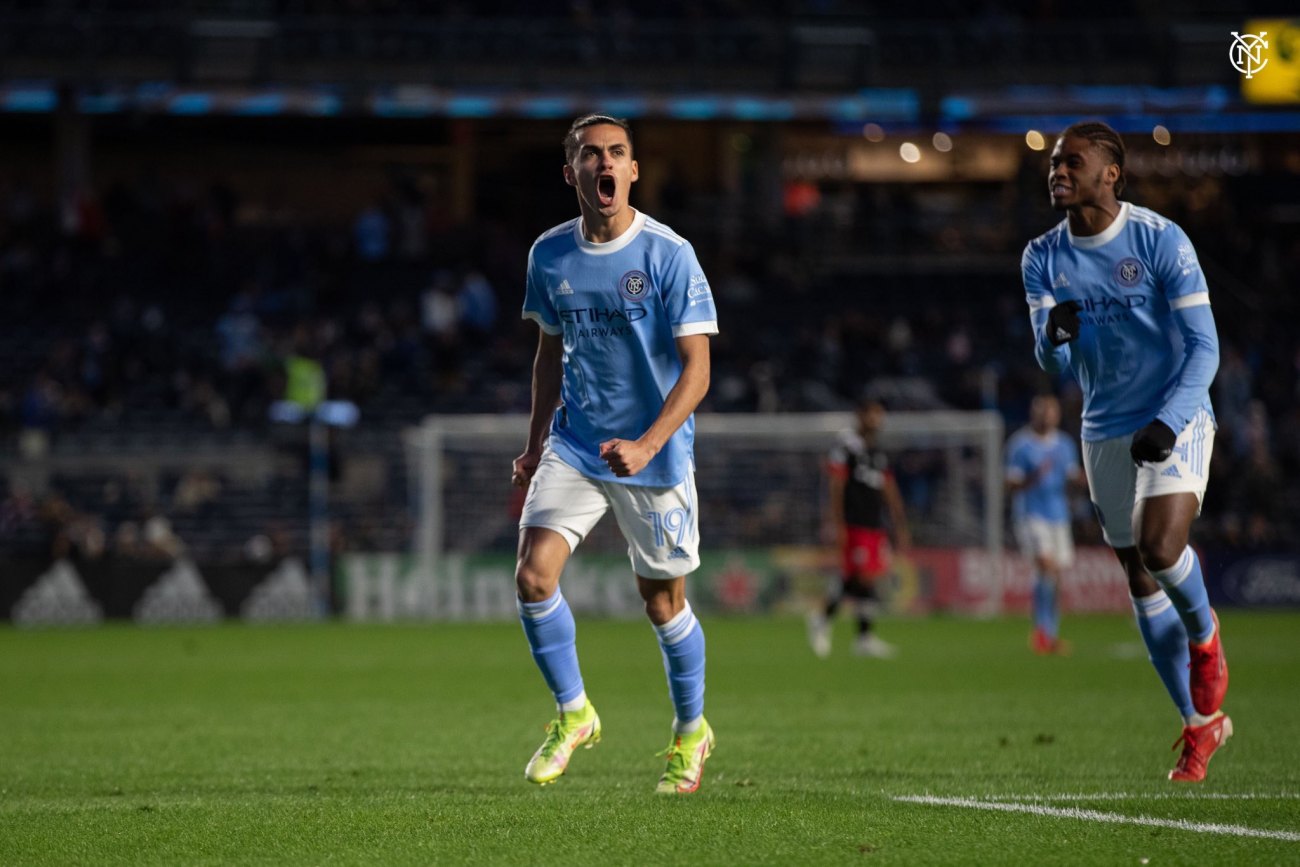 Versus / Jesús Medina, author of one of the six goals of New York City against DC United