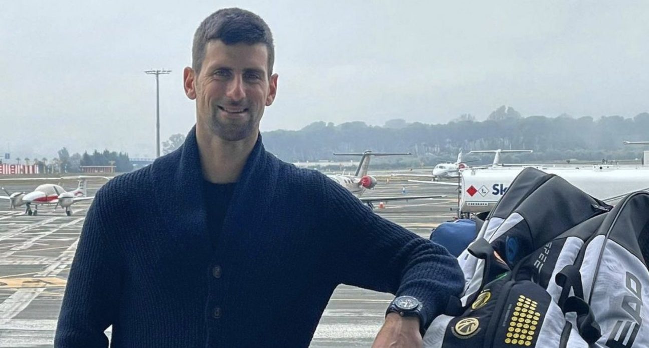 FOTOS] Novak Djokovic viajou até Los Angeles e foi ter com