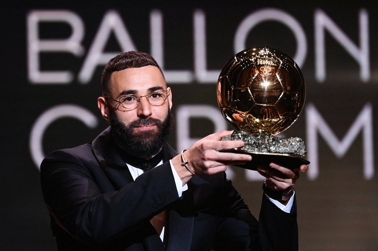 Karim Benzema gana por primera vez el Balón de Oro