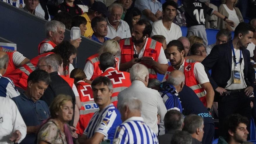 Muere un aficionado en el partido Real Sociedad-Mallorca