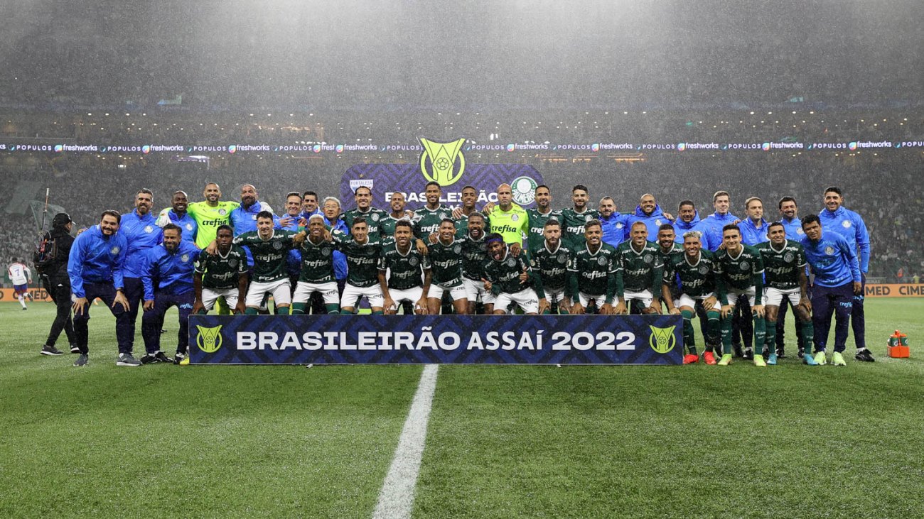 Palmeiras estrena título del Brasileirao 2022 goleando a Fortaleza