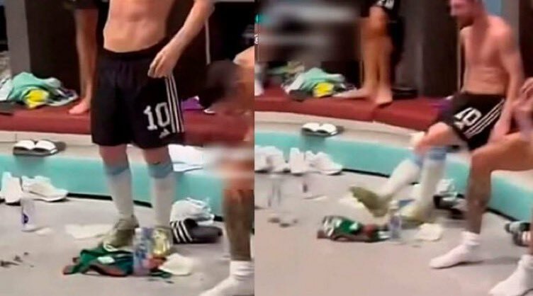 Boxeador mexicano amenaza a Lionel Messi por una camiseta del "Tri" en el piso